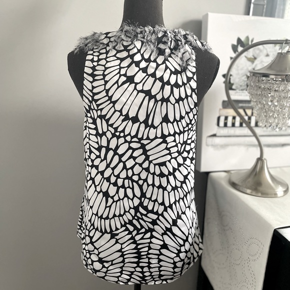 WHBM Frayed Edge Blouse - Picture 3 of 8